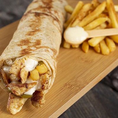 Potatoes with Grilled Chicken