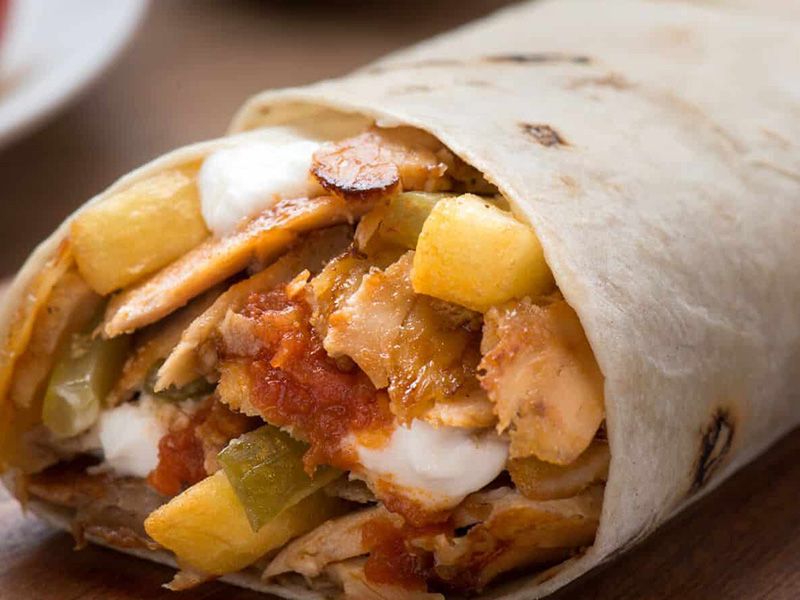 Shamosa French Fries Sandwich