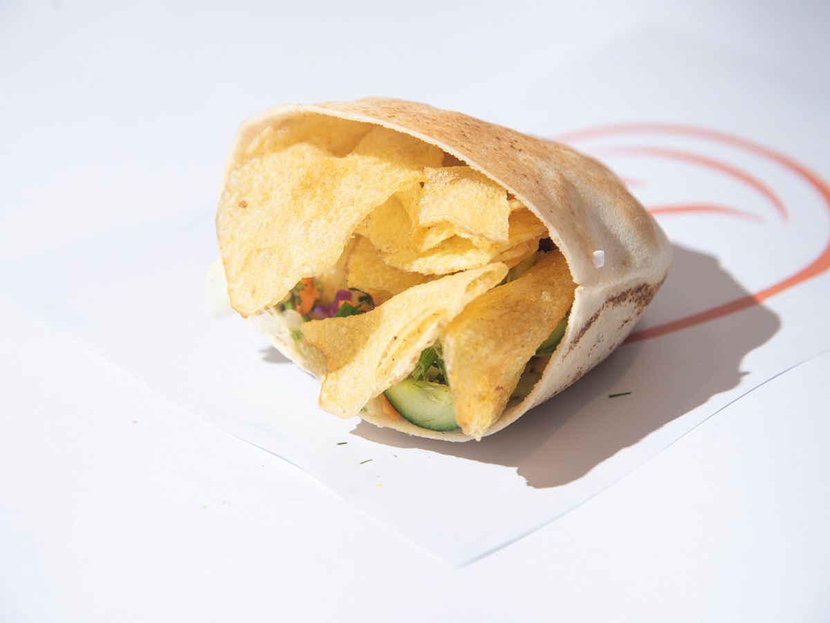 Chips Potatoes Sandwich