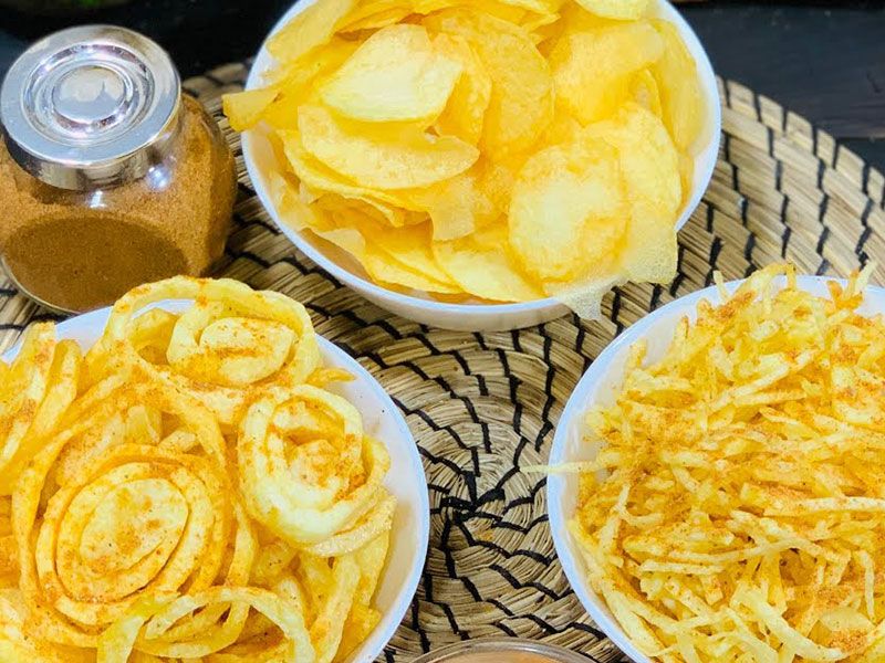 French Fries With Ketchup Sandwich