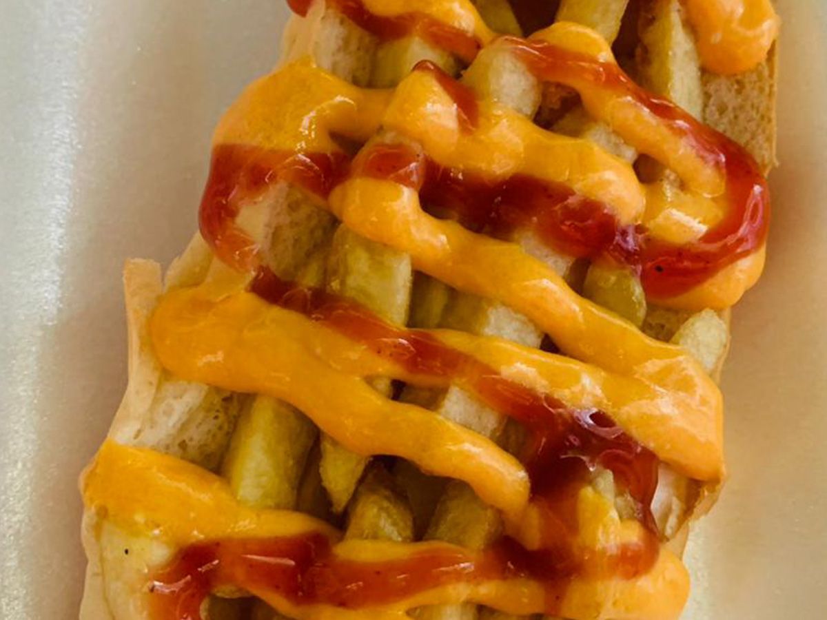 Cheddar potatoes Sandwich