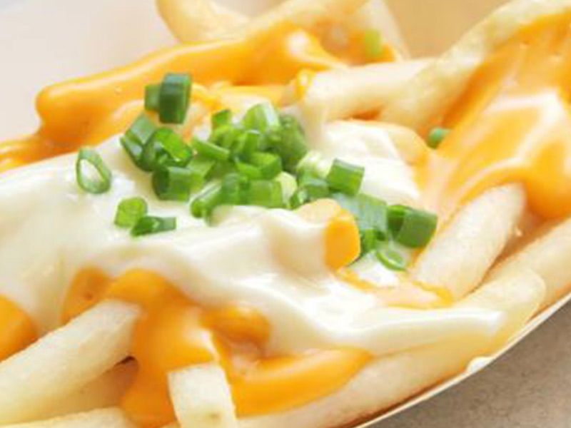 French Fries With Cheddar Cheese