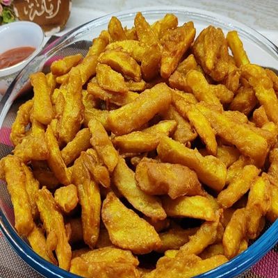 Potatoes with Sauce (Fingers, Chips , or Shrimp) Plate
