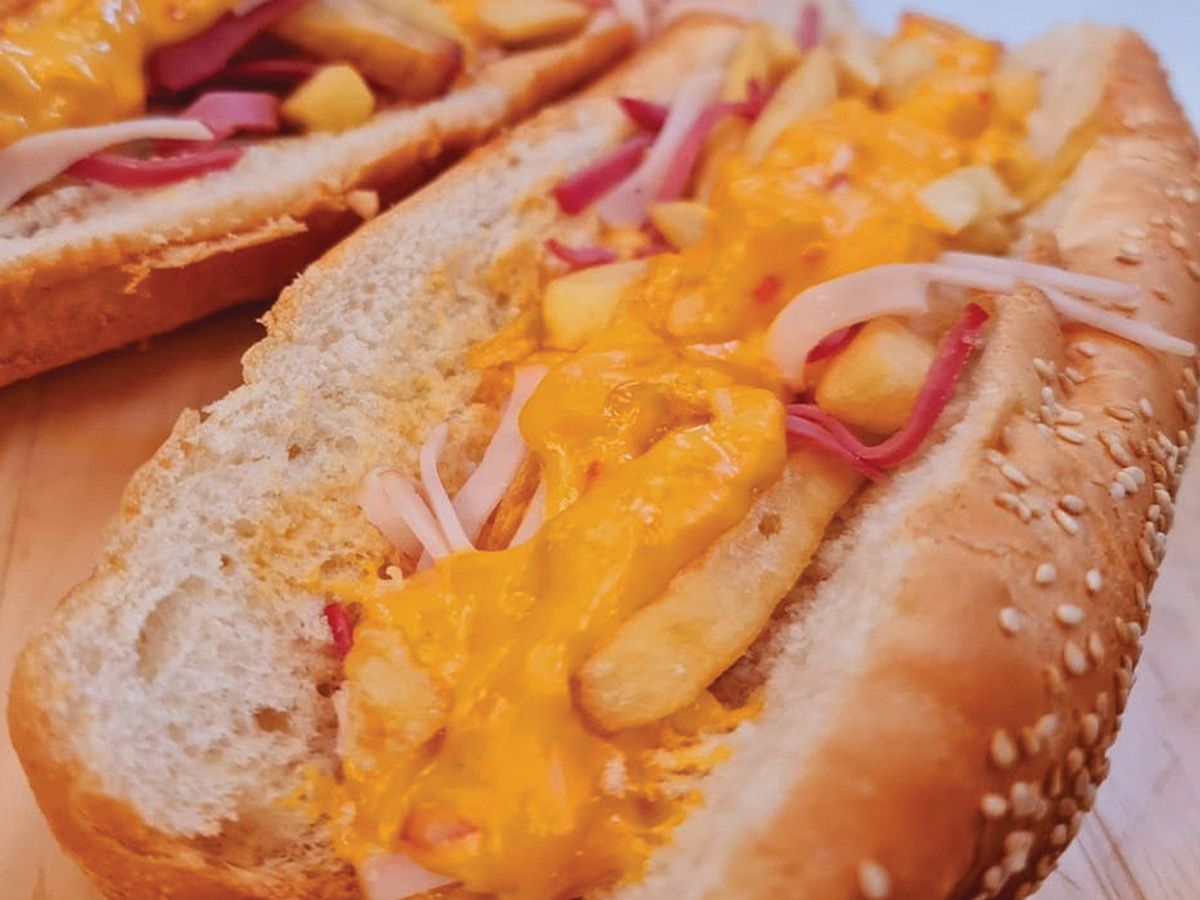 Potato Fingers Cheese Sandwich