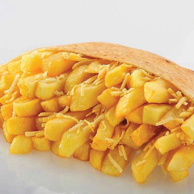Potato fingers with cheddar cheese Sandwich