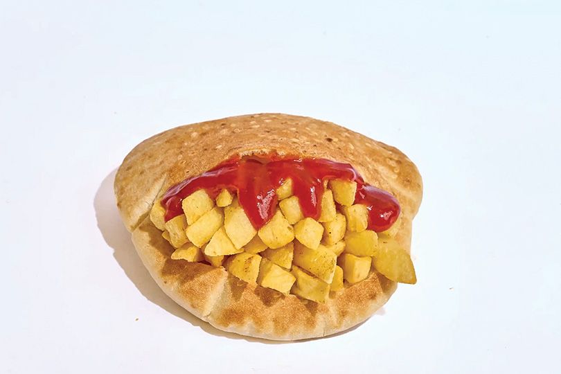 Potato Fingers with Ketchup