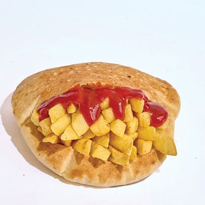 Potato Fingers with Ketchup