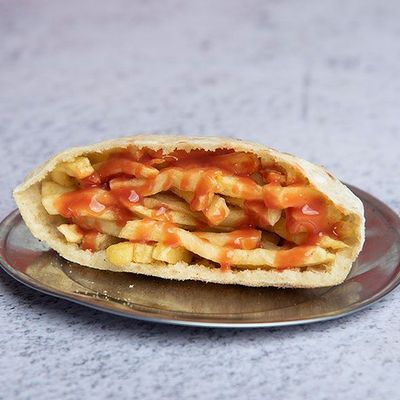 Ketchup Potatoes sandwich