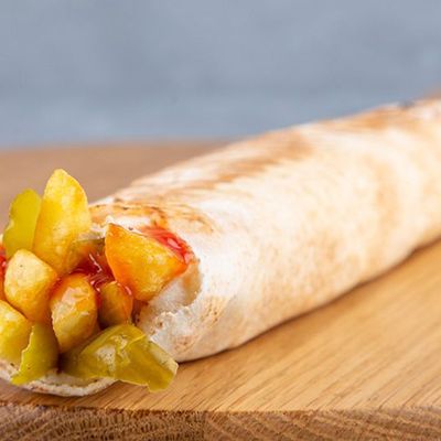 potatoes Ketchup Sandwich