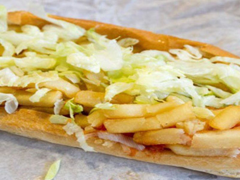 Potatoes With Ketchup + Mayonnaise French Sandwich