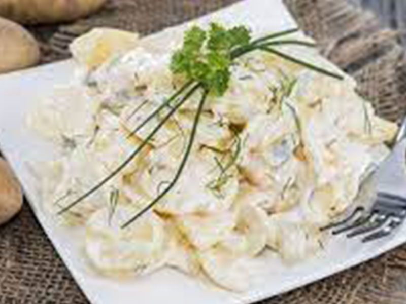 Potatoes With Mayonnaise Salad