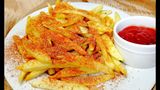 French Fries With Sweet Pepper Sauce