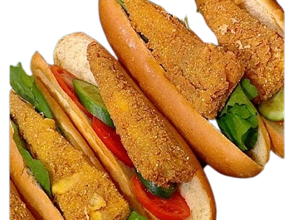 Fried Roumi Sandwich