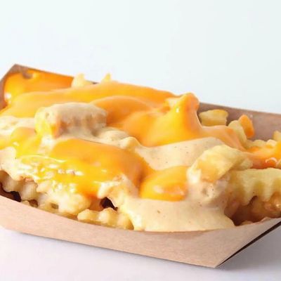 Mixed cheese potato dish.