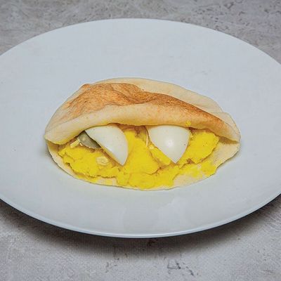 Mashed Potato With Boiled Egg Sandwich