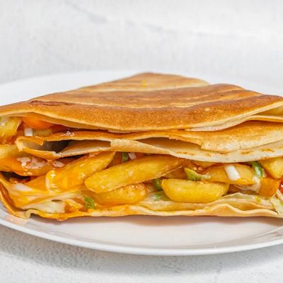 Mozzarella Potatoes Crepe