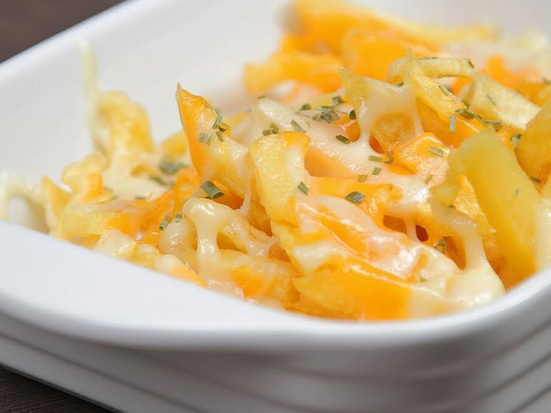 French Fries With Cheddar Cheese Platter