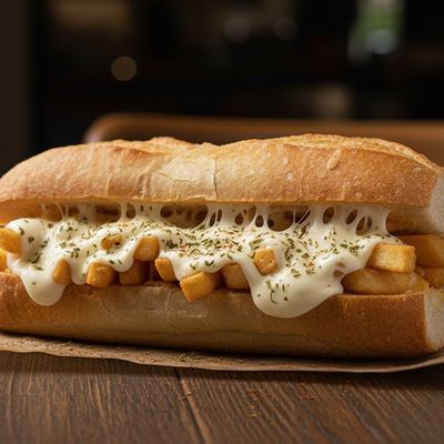 Mozzarella potatoes Sandwich