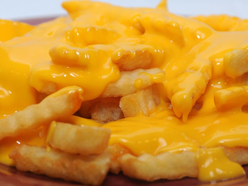 French Fries With Mozzarella Cheese