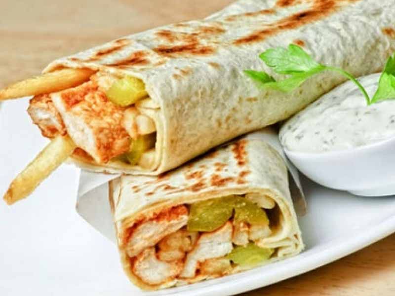 French Fries With Mozzarella Cheese Sandwich