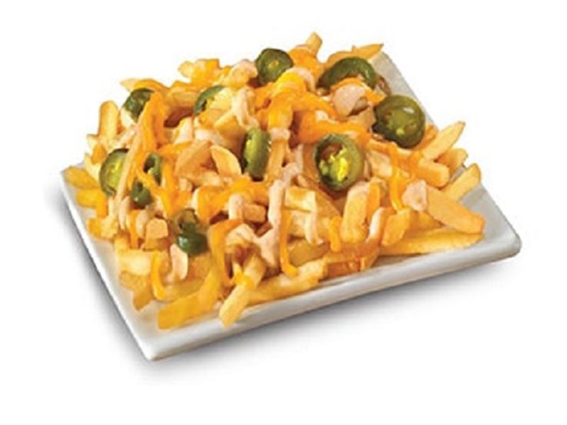 French Fries With Cheese And Jalapeno Packet