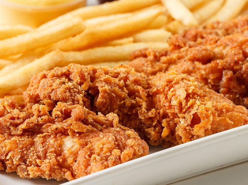 French Fries Shedar With Chicken Strips Cup
