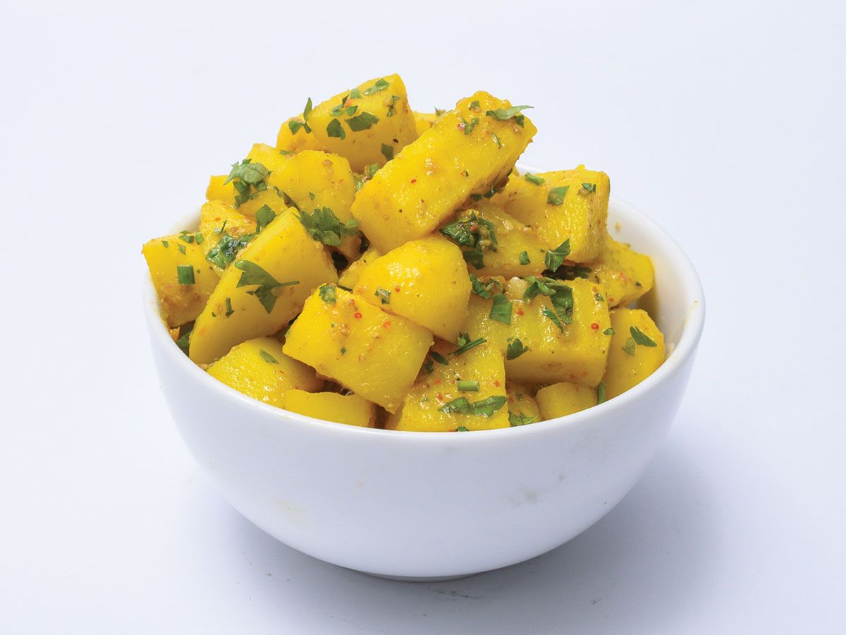 Pickled potatoes
