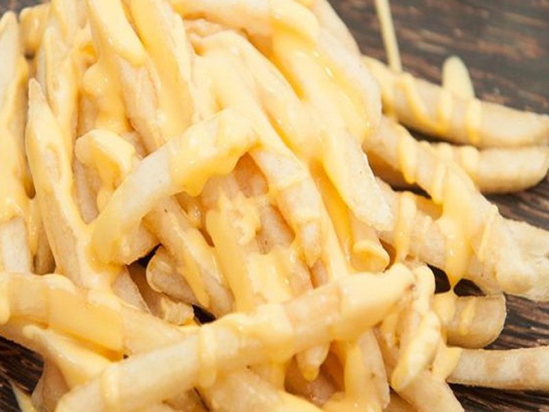 French Fries With Cheddar Cheese Packet