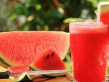 Fresh watermelon juice
