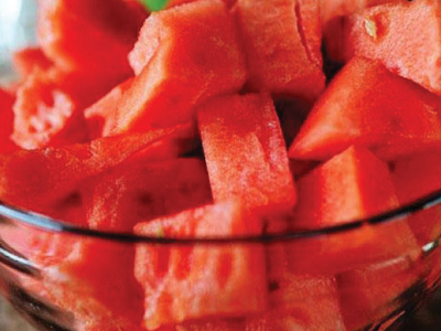 Watermelon Pieces Fruit Salad