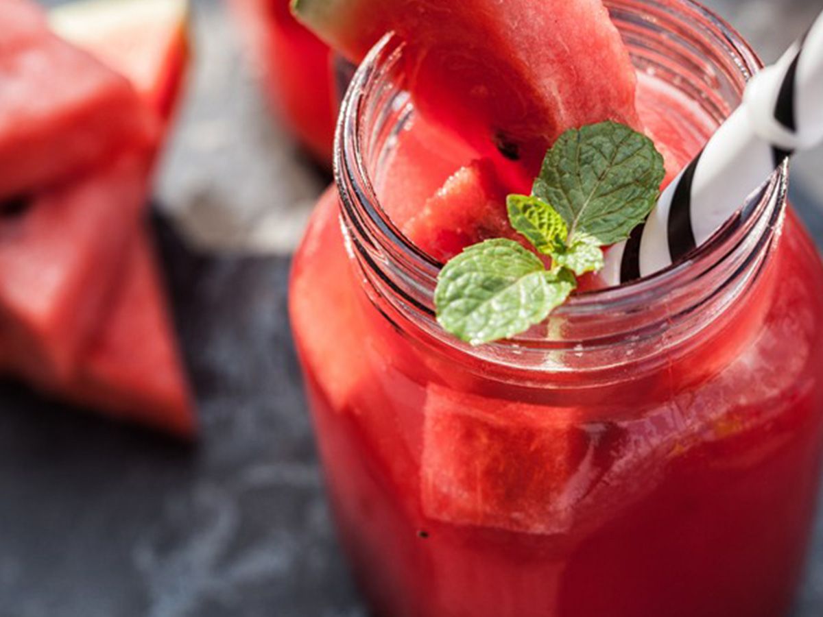 Fresh Mint Watermelon Juice
