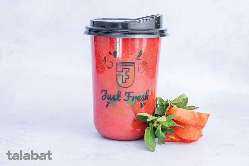 Fresh mint watermelon juice