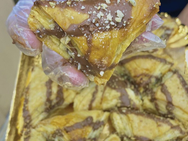 Boughasha With Nutella