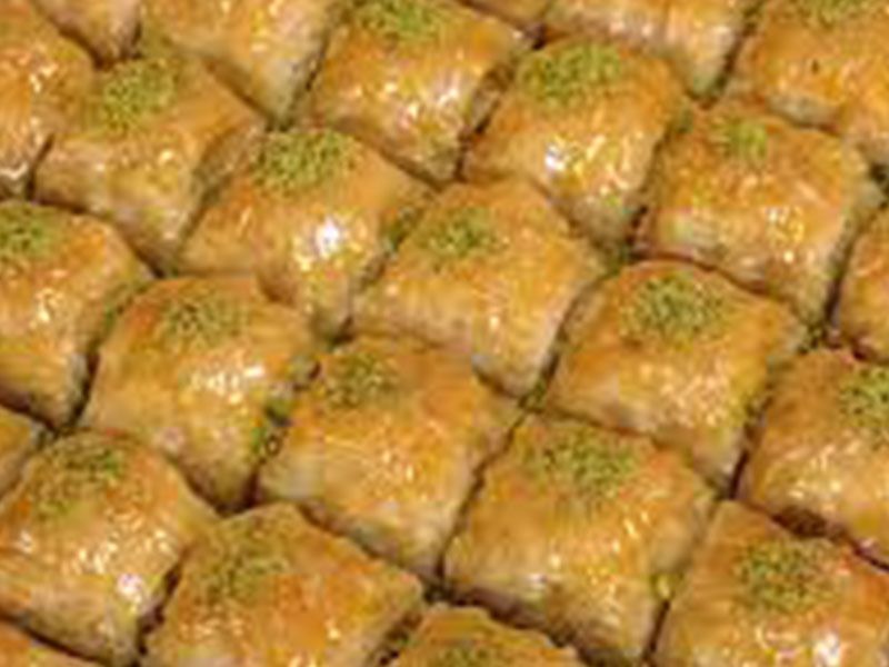 Pistachio Baklava Pie
