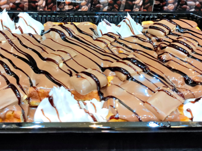 Cadbury and Galaxy Waffle Mix