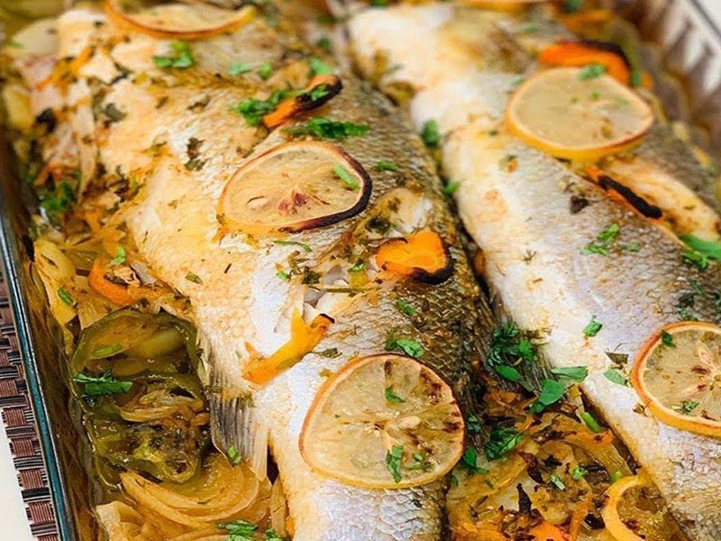 Tray Tilapia Fish