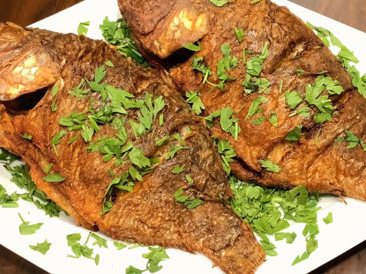 large Fried tilapia
