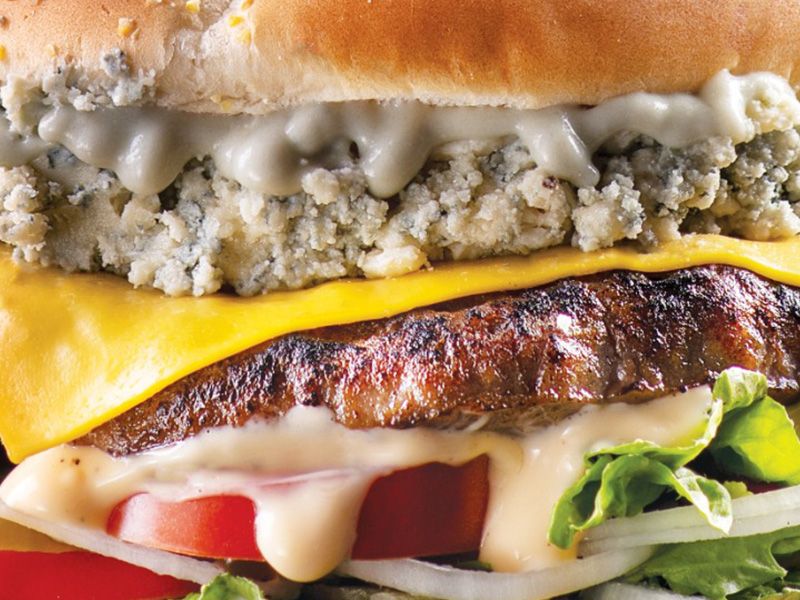 Blue Blue Burger Sandwich