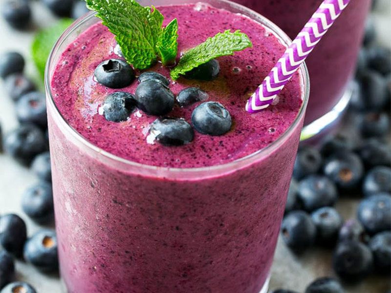 Blueberry Milkshake