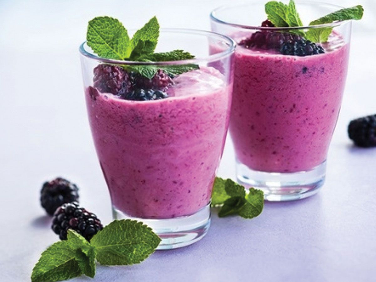 Blueberry smoothie