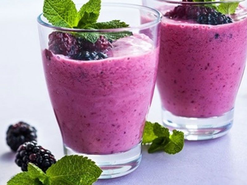 Blueberry Milkshake