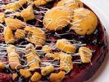 Blueberry With Cookies Waffle