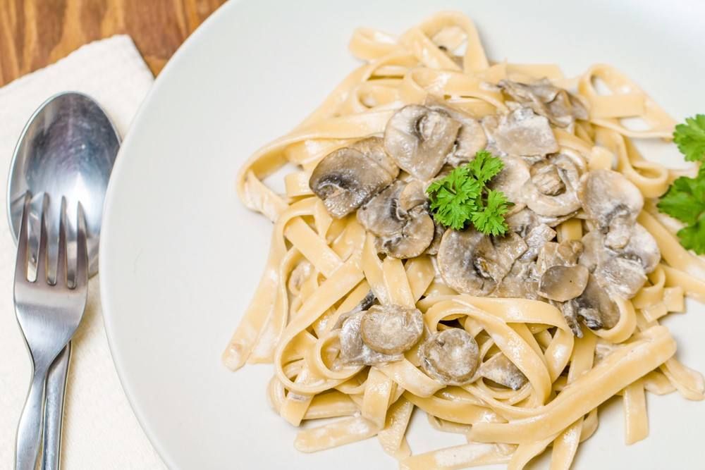 Mushroom Penne Pasta