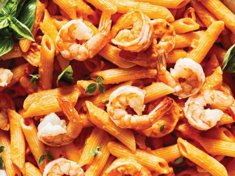 Shrimp Penne pasta