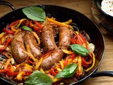 Oriental Sausage Penne Pasta