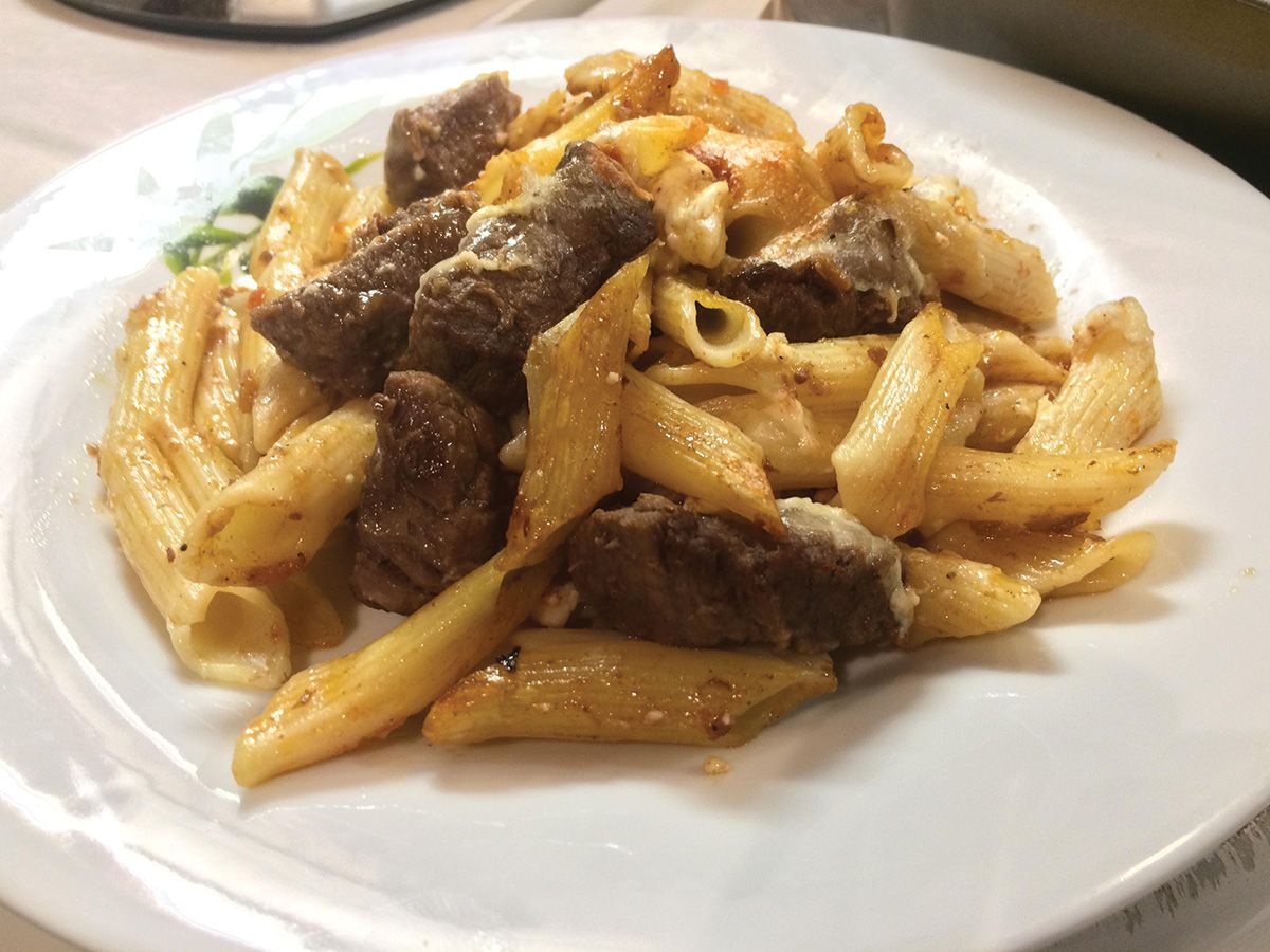 Shawarma Meat penne Pasta