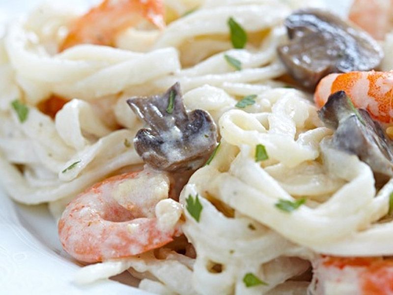 Penna Pink Seafood Pasta
