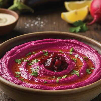 Beetroot Or Baba Ghanoush