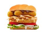 Boba chicken burger