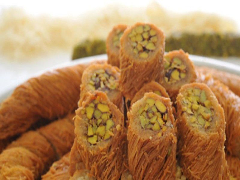 Borma Konafa With Hazelnut